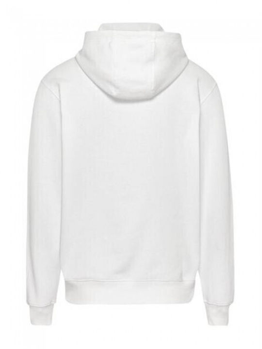 Tommy Hilfiger Men's Sweatshirt with Hood and Pockets White