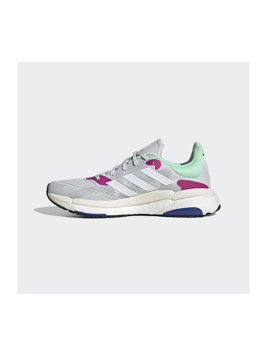 Solarboost 4 Damen Sportschuhe Laufen Dash Grey / Zero Metalic / Pulse Mint
