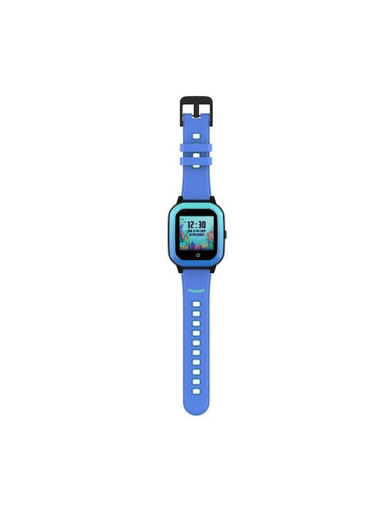 Wonlex Smartwatch pentru copii cu GPS și curea din cauciuc/plastic Albastru