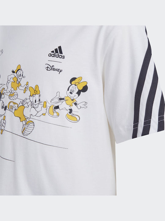 Παιδικό Σετ με Σορτς Καλοκαιρινό 2τμχ Λευκό x Mickey Mouse