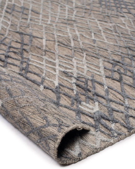 Naf Naf Galleria ZR-364 Χειροποίητο Χαλί Ορθογώνιο Dark Grey 200x250cm