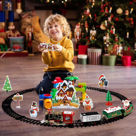 Beleuchtet Weihnachtliche Figur Zug mit Musik Christmas Train