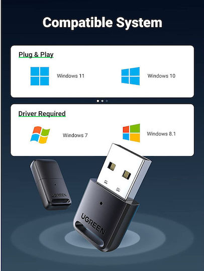 Ugreen CM390 USB Bluetooth 5.0 Adapter