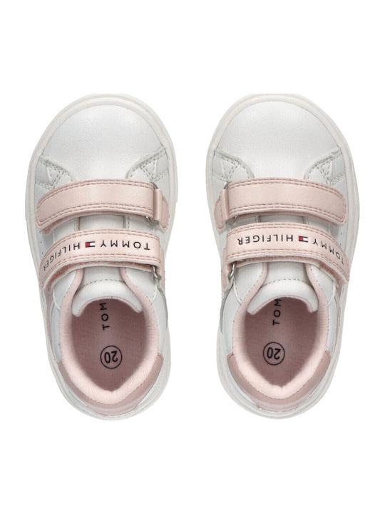 Kids Sneakers with Scratch White