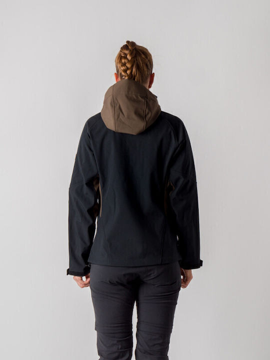 Northfinder Zara Sports Jacket Softshell Black / Brown