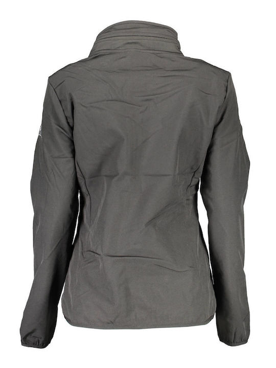 Squola Nautica Italiana Women's Short Sports Jacket for Winter Black