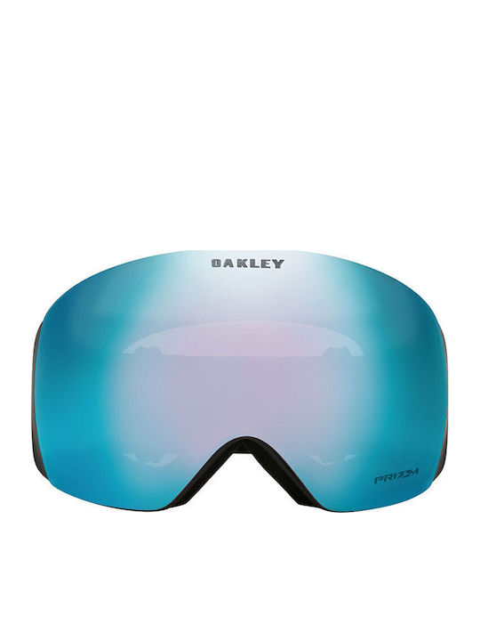 Oakley Flight Deck Μάσκα Σκι & Snowboard Ενηλίκων Μπλε με Φακό Φιμέ σε Μπλε Χρώμα