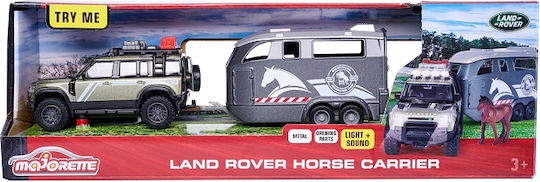 Majorette Grand Land Rover Horse Carrier Αυτοκινητάκι 1:43 για 3+ Ετών
