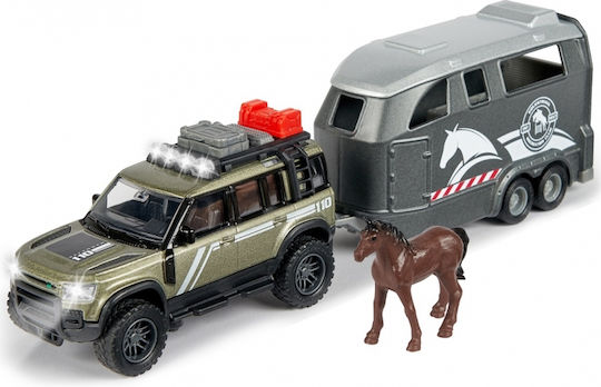 Majorette Grand Land Rover Horse Carrier Αυτοκινητάκι 1:43 για 3+ Ετών