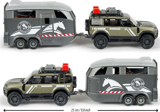 Majorette Grand Land Rover Horse Carrier Αυτοκινητάκι 1:43 για 3+ Ετών