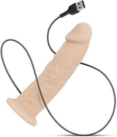 Get Real Winston Electric Realistic Dildo Ρεαλιστικός Δονητής 18cm Flesh