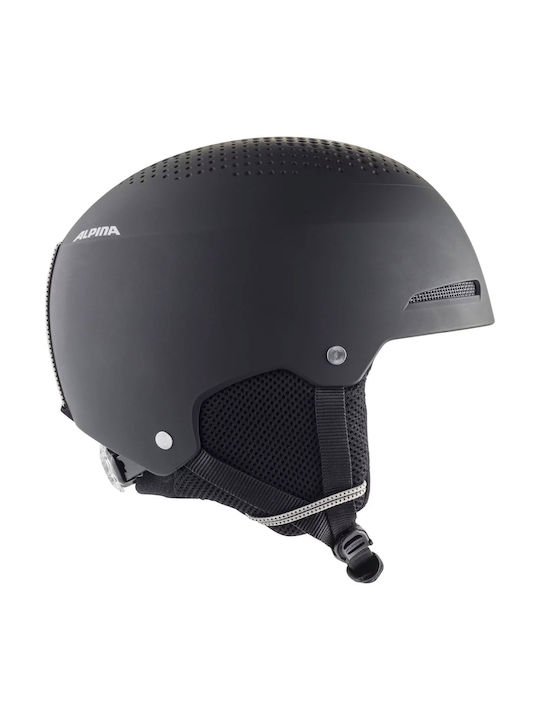 Alpina Zupo Junior Hi-EPS Παιδικό Κράνος για Σκι & Snowboard σε Μαύρο Χρώμα