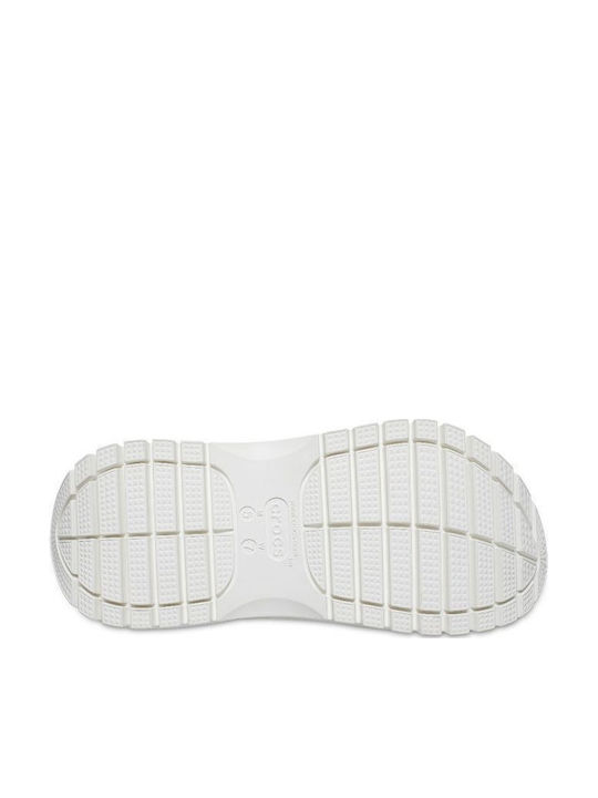 Crocs Classic Mega Crush Анатомични Клоги Бял