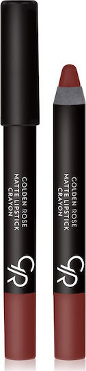 Golden Rose Matte Crayon Pencil Lipstick Matte 02 3.5gr