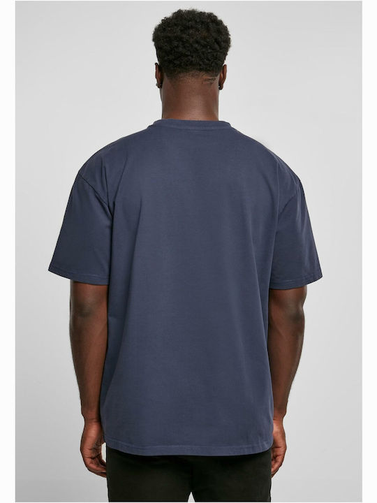 Urban Classics Men's Short Sleeve T-shirt Navy Blue