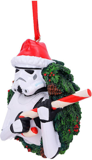 Star Wars Stormtrooper Wreath Hanging Ornament Christmas Tree Ornament Wreath Made of Polyresin Multicolour 10cm