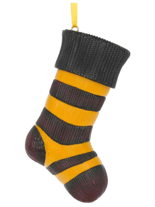Harry Potter Hufflepuff Stocking Christmas Christmas Decorative Yellow Socks H9.5cm