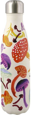 Chilly's Emma Bridgewater Bottle Thermos Stainless Steel BPA Free Wild Mushrooms 500ml