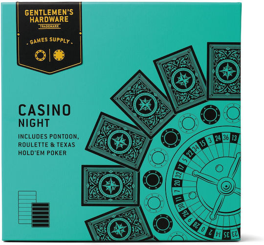 Gentlemen's Hardware Casino Night Collectible Playing Cards Plastic for Poker