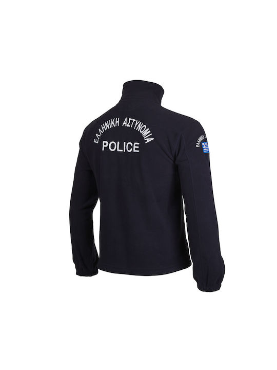 Woodland Police Jacket Fleece Blue wood-flc-police