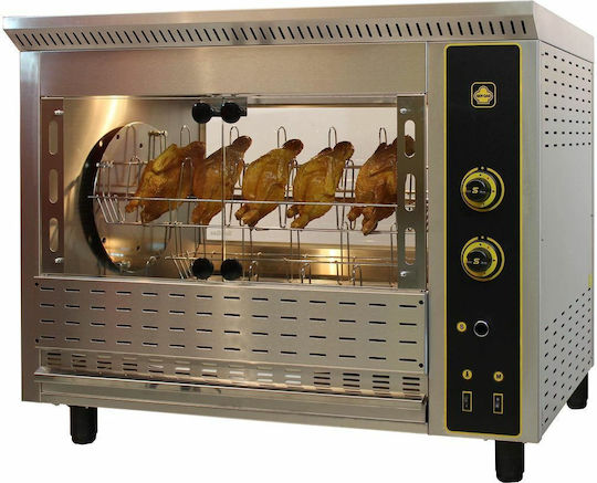 Sergas T16G Hähnchen Rottisserie Grill LPG 10kW mit Abmessungen 75x82x85cm