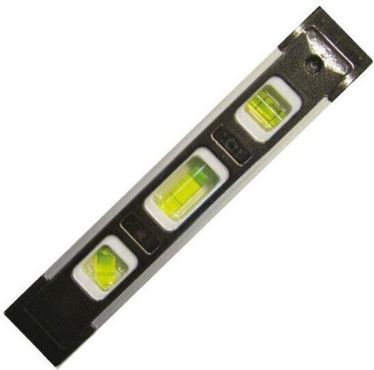 773011 Spirit Level Aluminum Magnetic 22.5cm with 3 Eyes