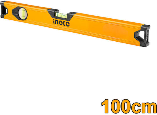 Ingco HSL58100 Spirit Level Aluminum 100cm with 2 Eyes