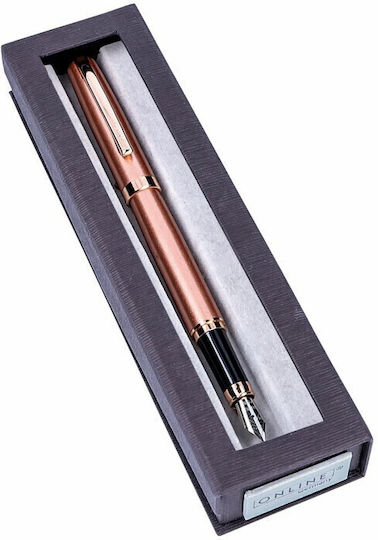 Online Eleganza Rosa Stil Füllfederhalter Mittel 0.8mm Rosa mit Rot Tintenfarbe