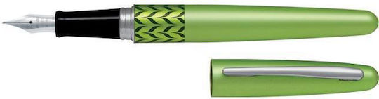Pilot Πένα Γραφής Medium 1mm Πράσινη από Ατσάλι