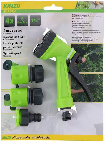 Kinzo Water Gun Set with Quick Connectors 12153 4 pcs