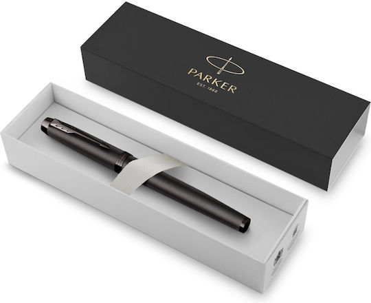 Parker IM Monochrome Writing Pen Fine Black made of Brass