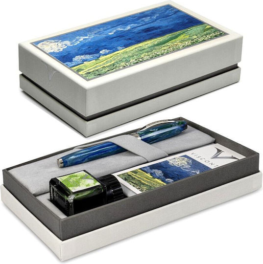 Visconti Van Gogh Wheatfield Under Thunderclouds Писалка Medium с Червено Мастило