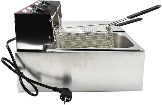 Andowl Electric Fryer Double 5kW Capacity 2x6lt 56x45.5x29cm