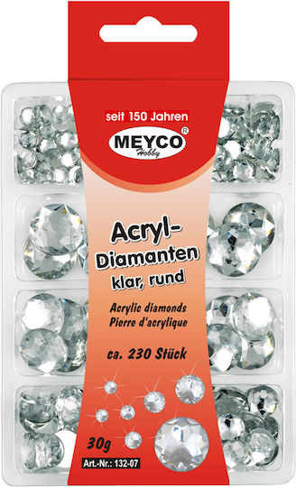 Meyco Animăluț decorativ pentru proiecte DIY Silver 230buc