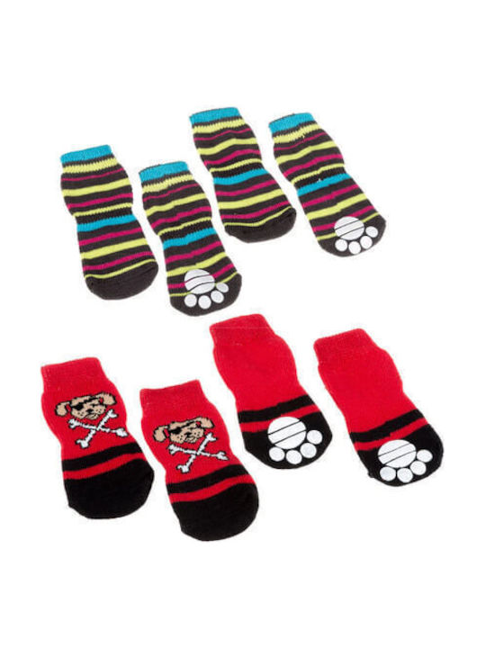 Ferplast Socks Antislip Medium Κάλτσες Σκύλου Πολύχρωμα 4τμχ