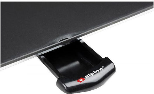 Alpina Appliances Teppanyaki Grilling Plate with Adjustable Thermostat 1800W 87x23cm.