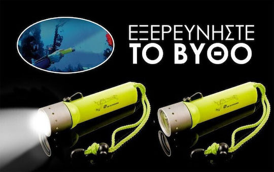 11394-00650F-02L Diving Safety Light LED with Brightness 180 Lumens for Maximum Depth up to 20m