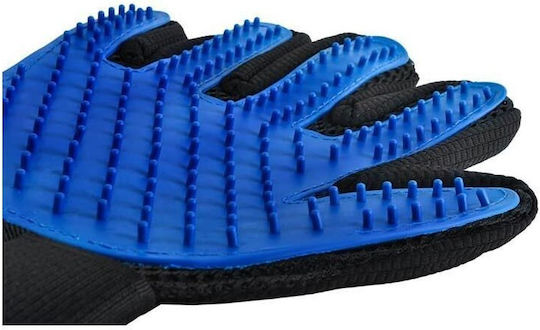 Glove for Misc Hair Lengths for Coat Grooming Blue
