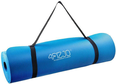 4FIZJO Gym Mat / Στρώμα Γυμναστικής 1,5cm Μαύρο