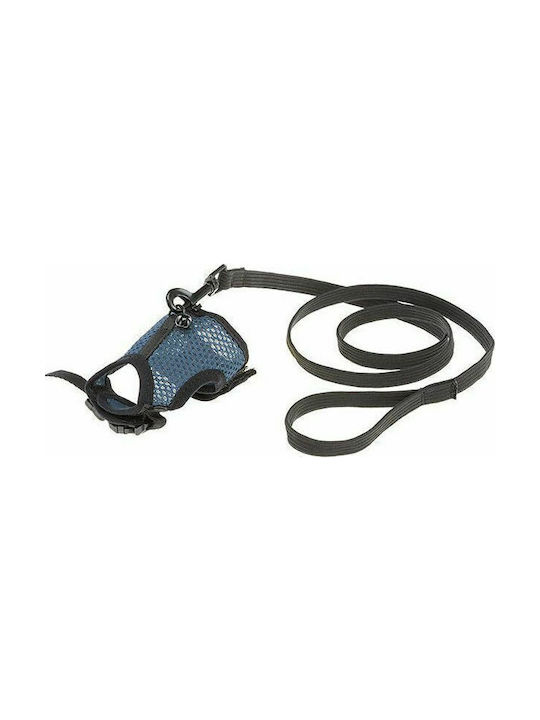 Ferplast Jogging Σαμαράκι Ασφαλείας XL Cat Harness with Guide Blue