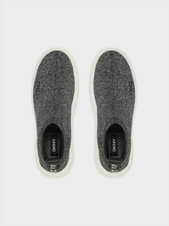 Mada Γυναικεία Slip-On Γκρι