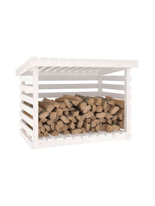 vidaXL Hölzernes Box Holzlagerung 108x73x79cm Weiß