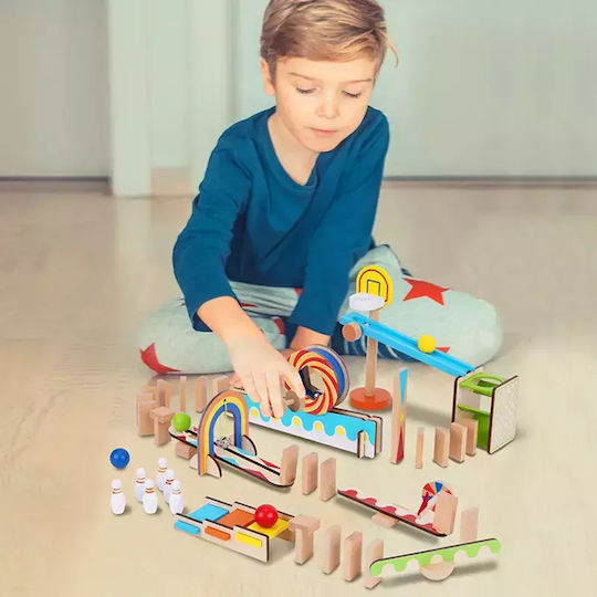 Tooky Toys Настолна игра Ντόμινο Δραστηριοτήτων за 1+ играчи 3+ години