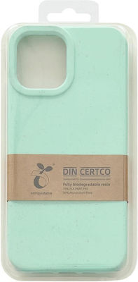 Eco Umschlag Rückseite Silikon 2mm Mint Green (iPhone 14 Pro)