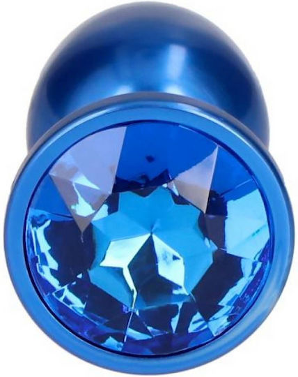 Toyz4lovers Butt Plug Pleasure Night Πρωκτική Σφήνα Μπλε 7cm