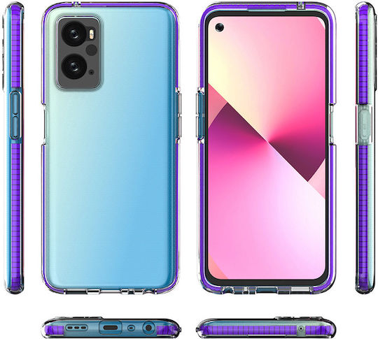 Hurtel Spring Back Cover Σιλικόνης 1mm Light Blue (Realme 9i, Oppo A36, Oppo A76, Oppo A96)
