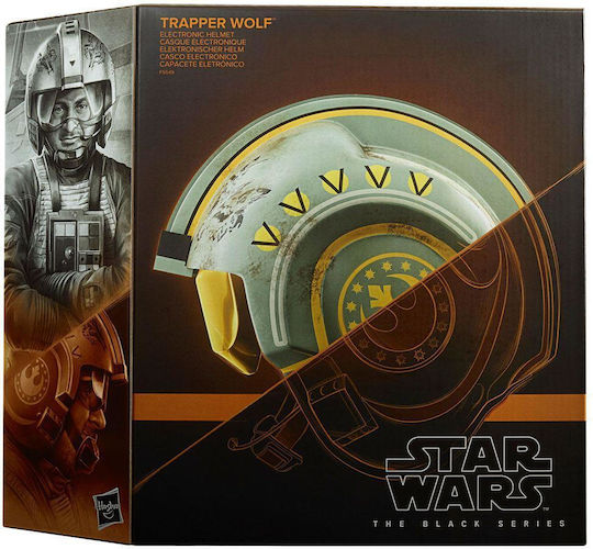 Hasbro Star Wars Trapper Wolf's Trapper Wolf's Helmet Фигура за действие с височина 26.7 см в мащаб 1:11 2 броя