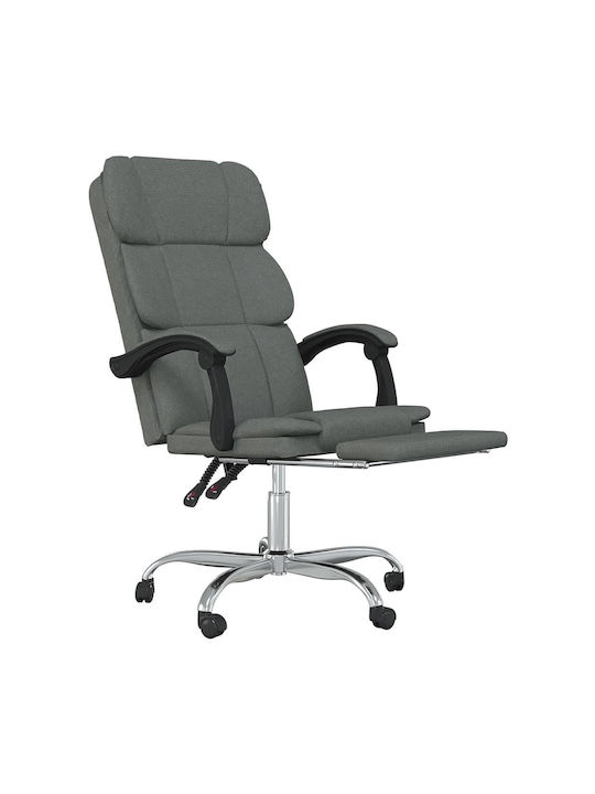 vidaXL Office Chair with Recline Dark Grey