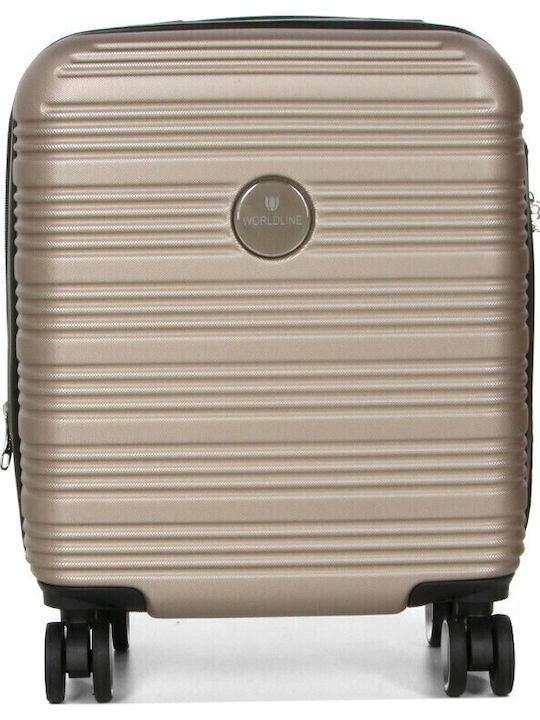 WORLDLINE Worldline Valiză de Călătorie Cabină Dură Bej cu 4 roți Înălțime 45cm 27920-33