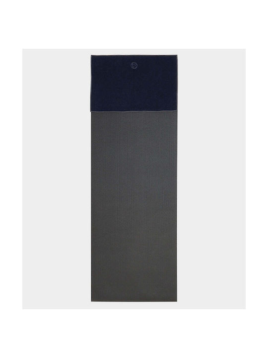 Manduka Yogitoes Πετσέτα Yoga Γυμναστηρίου Μαύρη 41x61cm